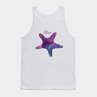 Colored star. Tank Top